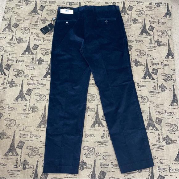 Lauren Ralph Lauren NWT! Classic Fit Dark Teal Corduroy Pant Size 34 - Picture 8 of 14